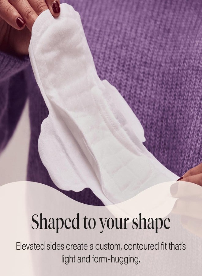 Cora 100% Organic Cotton Topsheet Pads (34 Made to Move Regular Pads) - Image 2